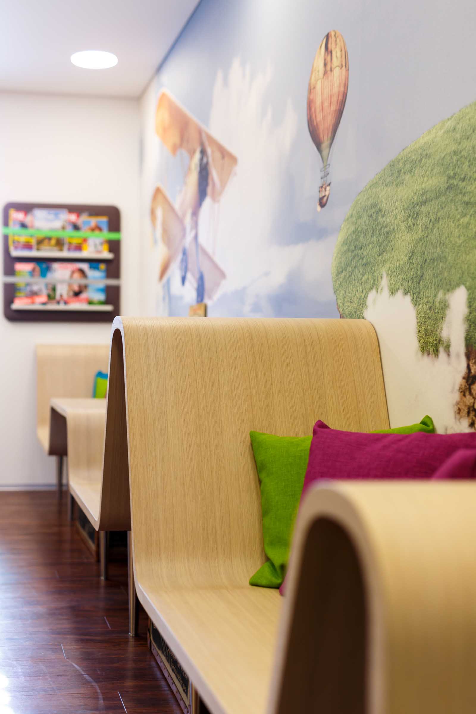 Wartezimmer bei Dentalkids